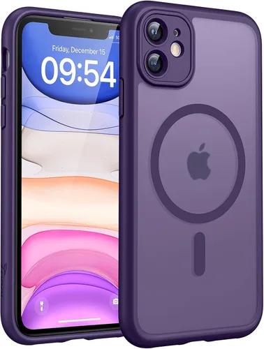 Miniatura 157 de TOCOL Funda magnética 3 en 1 para iPhone 14 Pro, mejorada [protección completa de cámara] con 2 protectores de pantalla, funda de grado militar Azul