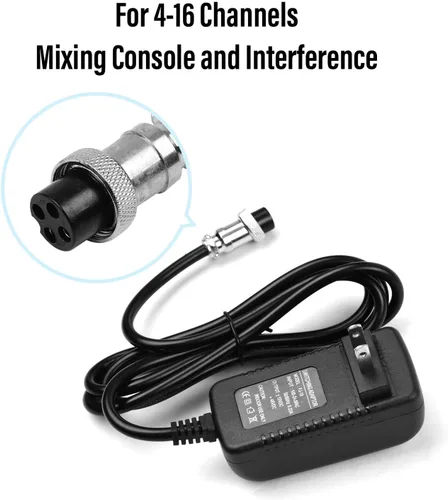 Miniatura 3 de Adaptador de fuente de alimentación para mezclador de audio para F4 / F7 / CT4-16 universal de 2 a 16 canales Placa de consola de mezcla de sonido