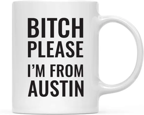 Miniatura 14 de Andaz Press Taza de café de 11 onzas, regalo de broma, Bitch Please I'm from Alabama, paquete de 1, incluye caja de regalo, divertidas ideas