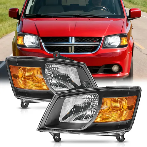 Miniatura 10 de Nilight Conjunto de Faro Compatible con 1996 1997 1998 1999 Chrysler Town & Country Dodge Grand Caravan Plymouth Grand Voyager Faro de Reemplazo