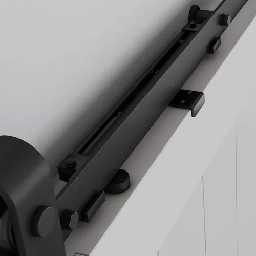 Miniatura 5 de National Hardware N700-112 Hardware de puerta corredera cierre suave, negro mate, 13-3/8