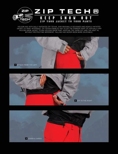 Miniatura 3 de Volcom Freakin Chino Youth - Pantalón de esquí para snowboard, negro, caqui (Black Khaki)