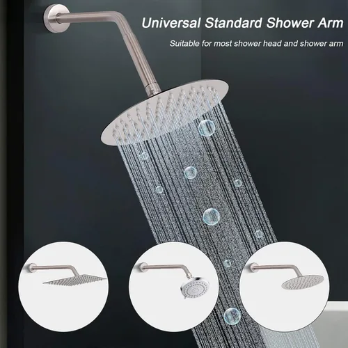 Miniatura 6 de Brazo de Extensión para Cabezal de Ducha, Extensor de Ducha con Salida de Agua - Reduce la Altura Existente, Extensión de Tubería de Ducha