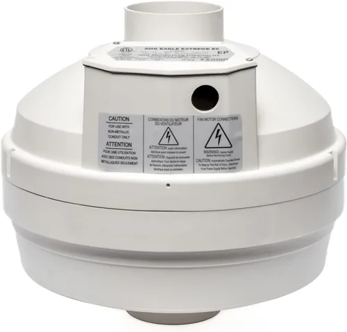 Festa AMG Eagle Extreme EC Ventilador de Radón - Ventilador Silencioso y Eficiente Energéticamente de 304 CFM Sistema de Mitigación de Radón