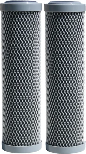Watts Premier Paquete de 2 cartuchos Plex de alto flujo de 5 micras para sistemas de filtración WH-LD y bajo mostrador de toda la casa, reemplazo de