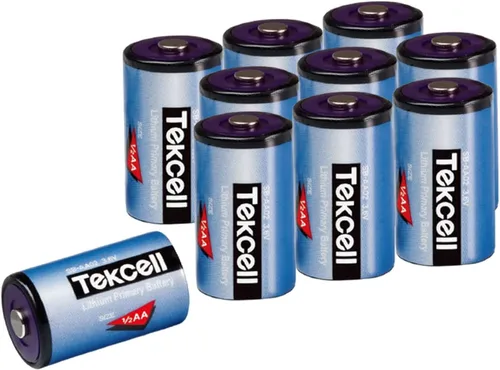 Miniatura 5 de Paquete de 2 baterías de litio SB-AA02 1/2 AA 3.6v 1200mah para ADT LS14250 PLC batería