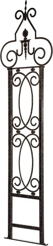 Miniatura 9 de H Potter Iron Garden - Juego de 2 enrejados, 67 pulgadas de alto, soporte de vid de metal resistente para rosas trepadoras y clemátides