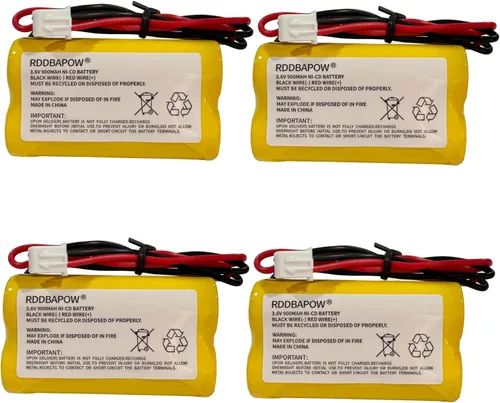 Miniatura 2 de Batería de emergencia de señal de salida Ni-CD de 3.6 V 900 mAh para Unitech LEDR-1 6200RP, Dantona CUSTOM-318 OSA230, Lowes 253799, Exitronix