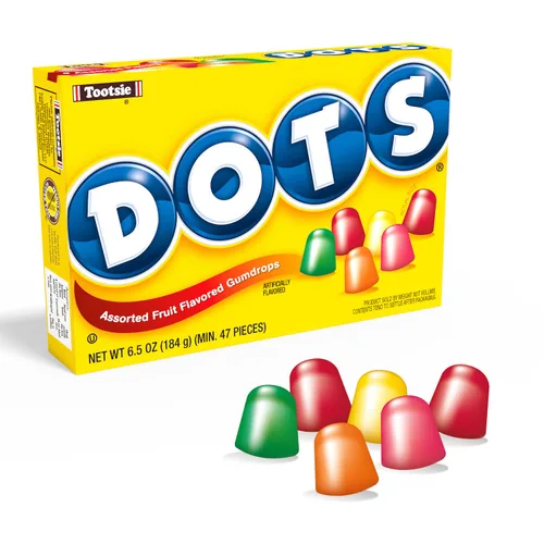 Miniatura 2 de DOTS - Gumdrops dulces surtidos con sabor a frutas, caja de teatro de 6.5 onzas, paquete de 4
