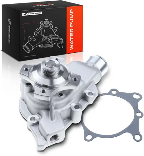 Miniatura 10 de A-Premium - Bomba de agua de aluminio para motor - 6Cyl 4.0L - Compatible con Jeep Grand Cherokee 1999-2004, Wrangler 2000-2006, 5-PC Impulsor Vane