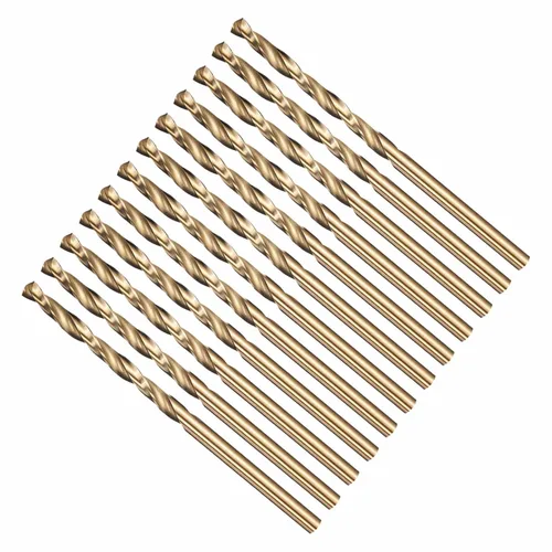Miniatura 11 de Broca, diámetro de corte de 7/16 pulgadas (0.437 in), 4241 brocas HSS negro y dorado, ángulo de corte de 118° versátil