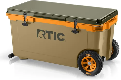 Miniatura 9 de RTIC Enfriador de ruedas ultraligero de 72 cuartos de galón, con aislamiento duro, portátil, para playa, bebidas, bebidas, campamento, picnic