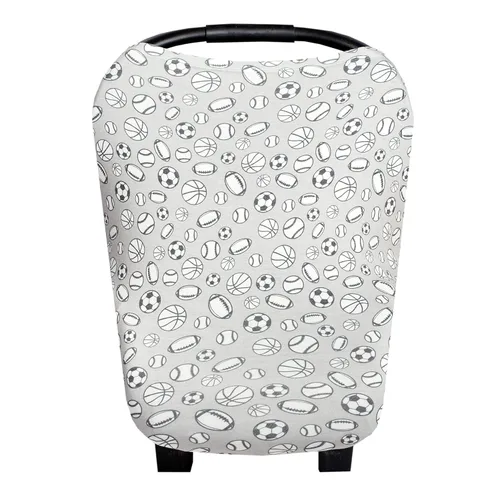 Miniatura 190 de Copper Pearl Funda multiusos: fundas de asiento de automóvil, funda de lactancia y funda para cochecito, tela elástica, uso para todas las Mundo