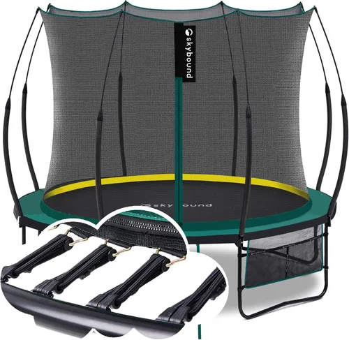 Miniatura 13 de SkyBound Trampolín sin Resortes de 14 PIES 12 PIES 10 PIES 8 PIES 6 PIES para Niños y Adultos - Trampolines Recreativos con Revestimiento