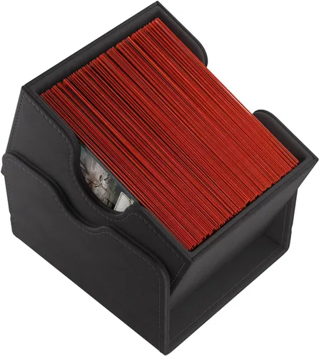 Miniatura 4 de GameGenic Caja de cartas – Caja de cubierta: Sidekick XL negro 100CT – TCG duradera y resistente, almacenamiento de tarjetas OCG – Compatible