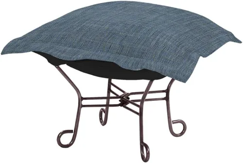 Miniatura 77 de Howard Elliott Collection Avanti Pecan - Silla de asiento oscilante con funda, silla multiusos de mariposa con marco de titanio, muebles de patio