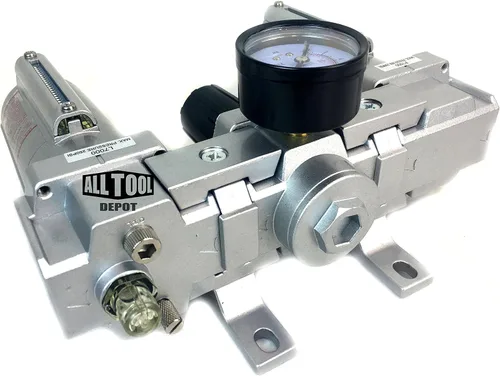 Miniatura 3 de Unidad de control de aire FRL de servicio pesado de 3/4" con drenaje automático C706NA
