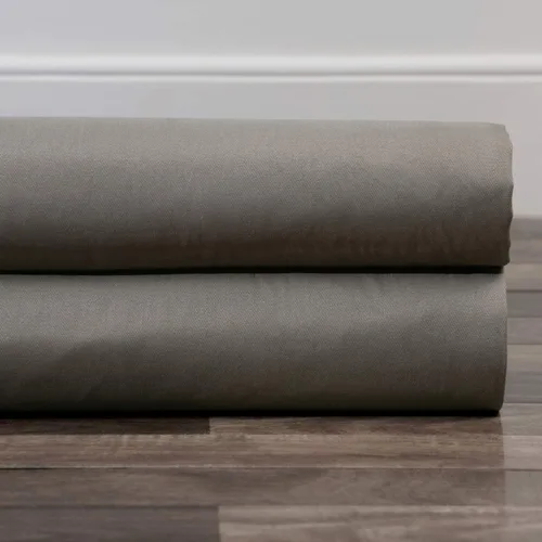 Miniatura 5 de HPD Half Price Drapes PRCT-S04B-84-FP - Cortina plisada de algodón sólido (1 panel), 25 x 84 pulgadas, gris Millstone