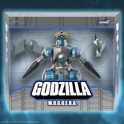 Miniatura 2 de Super7 ¡ULTIMATES! Toho HeiSei M.O.G.U.E.R.A. - Figura de acción de Toho Godzilla de 8 pulgadas con accesorios, coleccionables de películas clásicas