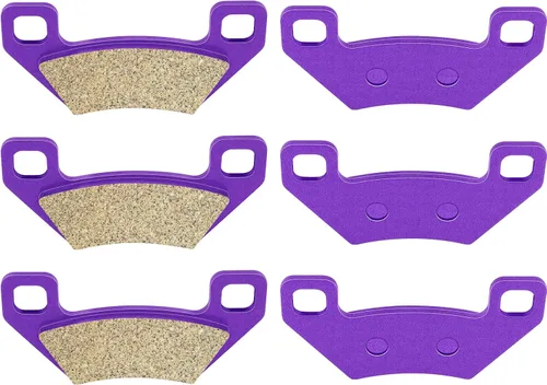 ECCPP Pastillas de freno para Arctic Cat 300 366 400 450 500 4x4 Prowler XT 550 650 XTX 700 EFI 750 XTZ 1000, FA395 juego de 3 pastillas de freno