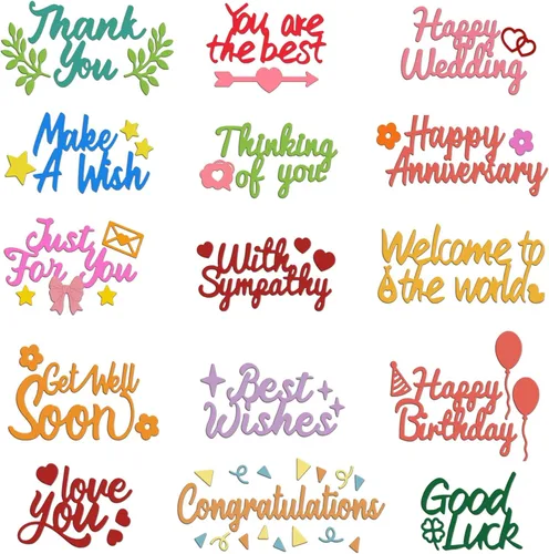 Miniatura 24 de INFUNLY 7 piezas de troquel de borde de flores de metal para hacer tarjetas de feliz cumpleaños, encaje, rosas surtidas, troquel de corte para Borde