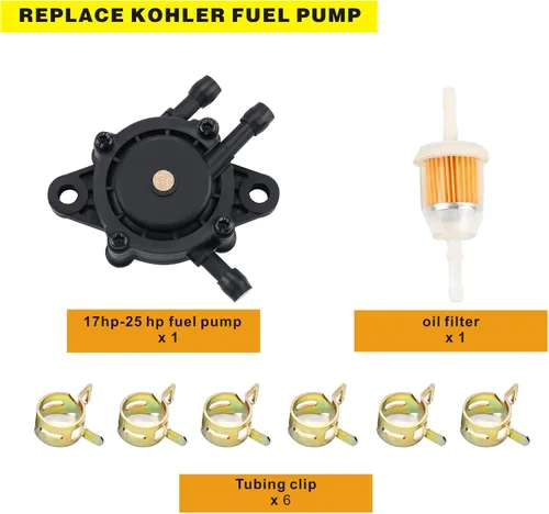 Miniatura 2 de Reemplazo de bomba de combustible 691034 692313 Briggs 808492 597338 Kohler 17hp-27hp para tractor de cortacésped, carrito de golf, motor Kawasaki