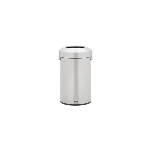 Miniatura 10 de Rubbermaid Commercial Products Refine - Contenedor de basura decorativo, 23 galones, redondo de acero inoxidable para oficinas, centros comerciales