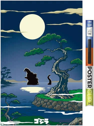 Miniatura 15 de Trends International Godzilla - Póster de pared de lago, 22.4 pulgadas de largo x 14.7 W, versión premium sin marco