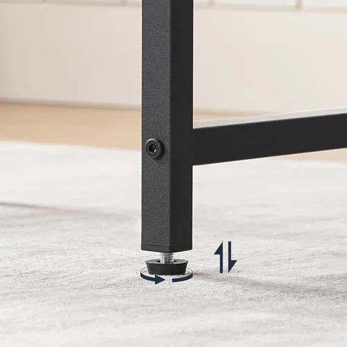 Miniatura 9 de HOOBRO Taburetes de Bar, Taburetes de Silla de Montar de 25.4", Taburetes con Tapicería de PU, Taburetes de Altura de Mostrador con Reposapiés