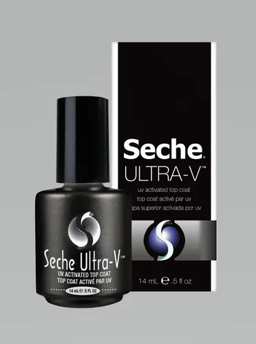 Miniatura 3 de Seche Esmalte de uñas de gel UV Ultra-V, esmalte de uñas de gel transparente, secado rápido y duradero, lámpara de remojo, uso en salón