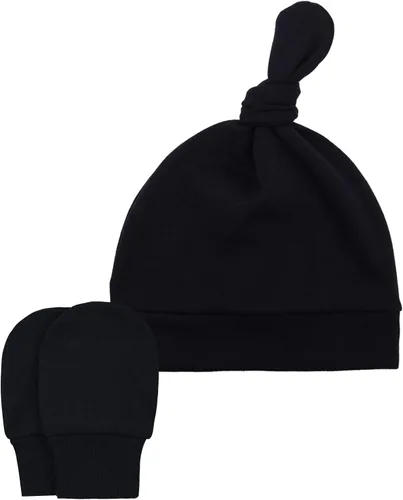 Miniatura 2 de Conjunto de gorro y manoplas para bebé, gorro de bebé para recién nacido, gorro de invierno
