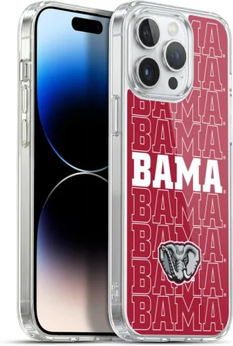 Miniatura 117 de Head Case Designs Funda de gel suave con licencia oficial de la Universidad de Alabama UA Collage compatible con Apple iPhone 13 Pro Max