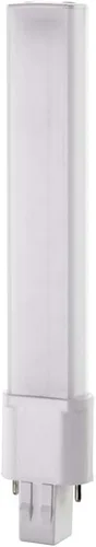 Satco S28725 - Bombilla LED PL de 2 pines tipo B de 6 W, reemplazo CFL de 13 W, base GX23, 2700 K, color blanco