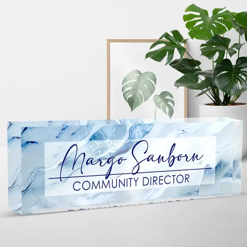 Miniatura 16 de Placa de nombre para escritorio, placa de nombre de escritorio personalizada, regalos para compañeros de trabajo, jefe, profesor, enfermera, regalos