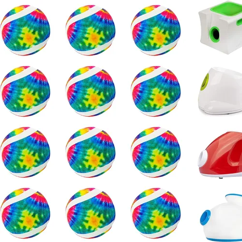 Miniatura 8 de Pelotas de tenis para perros XS Pelota de juguetes para perros de 1.5 pulgadas, paquete de 12, lanzadores de bolas de ajuste Pelotas de tenis