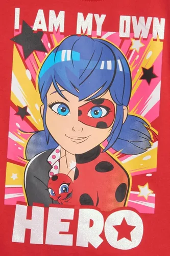 Miniatura 4 de Miraculous Ladybug Ruffled High Low T-Shirt & French Terry Pant Set