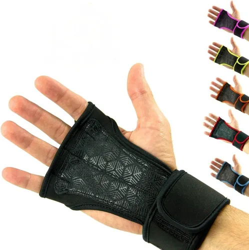 Mava Sports Guantes de entrenamiento cruzado con soporte de muñeca para WOD, entrenamiento de gimnasio, levantamiento de pesas y fitness, acolchado