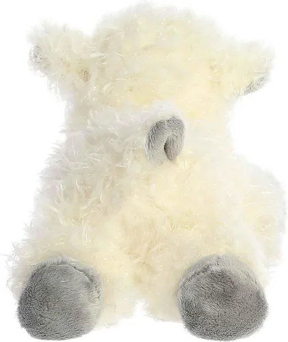 Miniatura 4 de Aurora® - Adorable Mini Flopsie™ oveja de cara negra de peluche - Animal de peluche, facilidad para jugar, compañero eterno - Blanco, 8 pulgadas