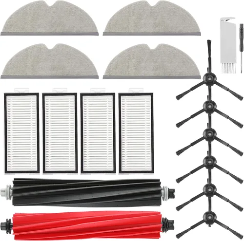 Miniatura 12 de VIEWALL Q7M5 - Kit de accesorios de repuesto para aspiradora robot Roborock Q7 M5/M5+, Q7 L5/L5+ Plus, 1 cepillo principal, 4 filtros HEPA, 4