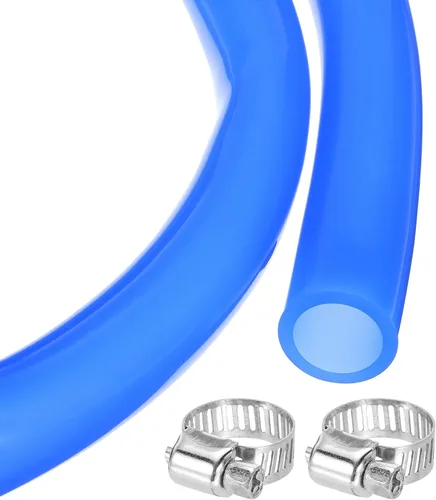 Miniatura 11 de MECCANIXITY 1 m de tubo de silicona transparente de goma de 1/4" ID 5/16" OD tubo de plástico manguera de aire flexible para elaboración de cerveza