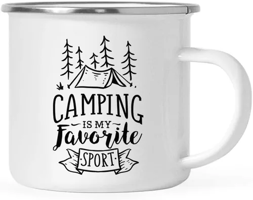 Miniatura 30 de Andaz Press Taza de café de acero inoxidable de 11 onzas, regalo de «And So The Adventure Begins», 1 paquete, cumpleaños, Navidad, exteriores, boda
