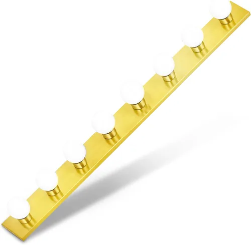 Miniatura 15 de Lighting Five Light Vanity Strip - Lámpara de espejo estilo Hollywood con placas cromadas, accesorios de grado de salón para dormitorio, baño