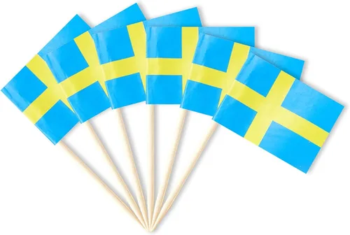 Miniatura 17 de Palillos de dientes pequeños con bandera australiana para aperitivos de fiesta, cupcakes, pasteles y comida, perfectos para vacaciones nacionales