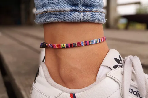 Miniatura 2 de Pulsera de tobillo de surfista Made by Nami para hombres y mujeres, impermeable y ajustable, pulsera de tobillo de cuerda, accesorio de playa