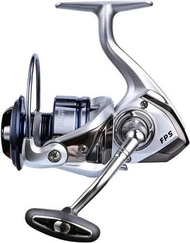 Carrete de pesca giratorio para agua salada, 13+1BB, carretes de pesca ultra suaves para agua salada, potente freno de carbono, bobina y mango de