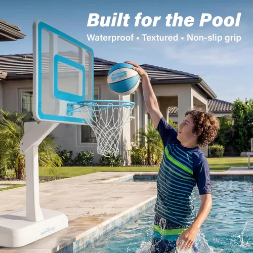 Miniatura 2 de GoSports Water Basketballs 2 Pack - Choose Between Size 3 and Size 6, Great for Swimming Pool Basketball Hoops