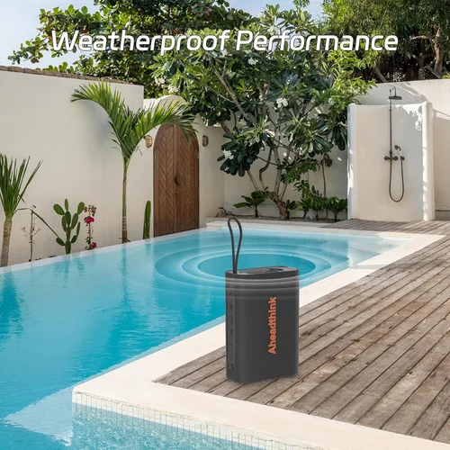 Miniatura 4 de Altavoz Bluetooth, inalámbrico portátil, IPX5 impermeable, Bluetooth 5, luces de color RGB, sonido estéreo fuerte, bajo, emparejamiento TWS
