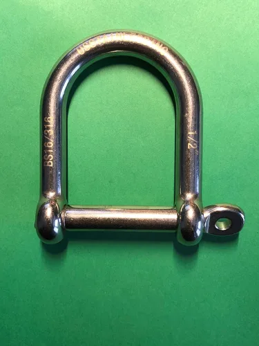 Miniatura 6 de Grillete ancho D de acero inoxidable 316
