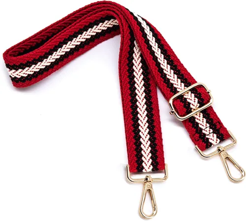Miniatura 77 de S&loyoe Correas de repuesto para bolso, correa ajustable para bolsa cruzada, correas de guitarra anchas para bolsos de 1.5 pulgadas