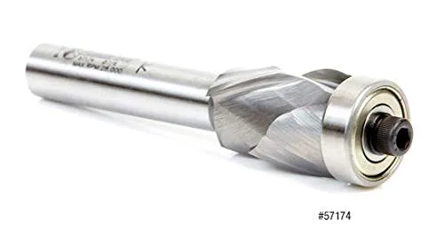 Miniatura 5 de Amana Tool - 57174 Compresión de carburo sólido en espiral de corte empotrado 0.866 in de diámetro x 1-9/64 x 1/2 Inc